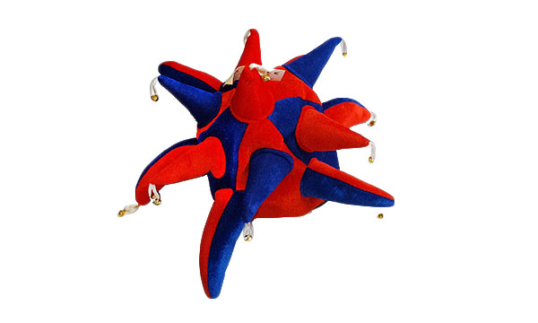 Red and Royal Blue Jester Hat